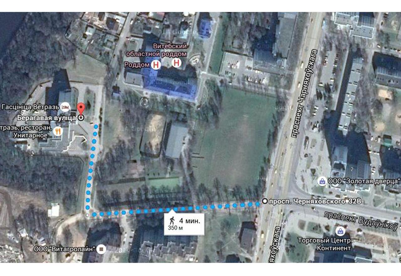 Hotel Vetraz Vitebsk Exteriör bild